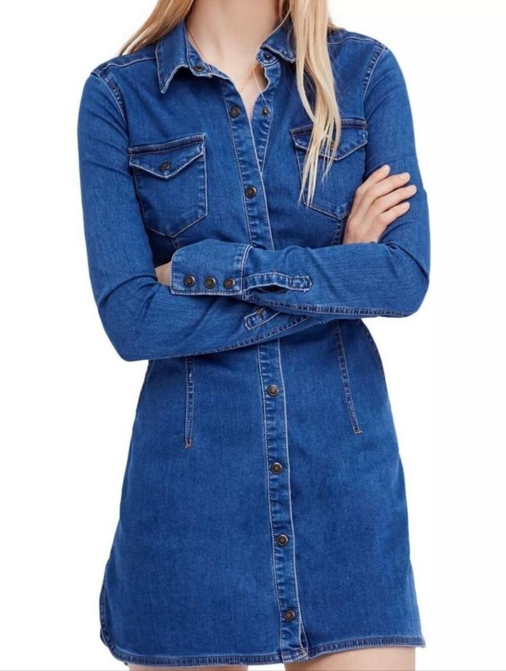 Free People | Bo Denim Shirt Dress